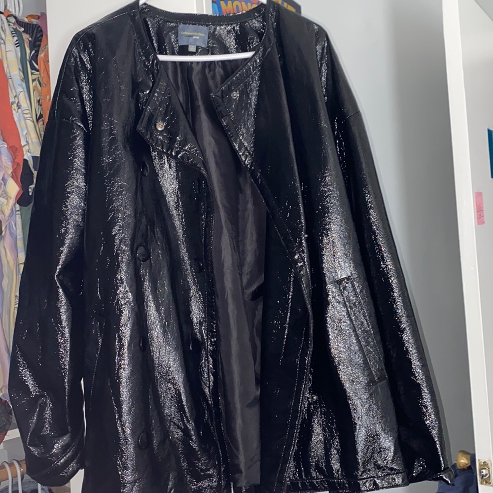Faux Leather Jacket